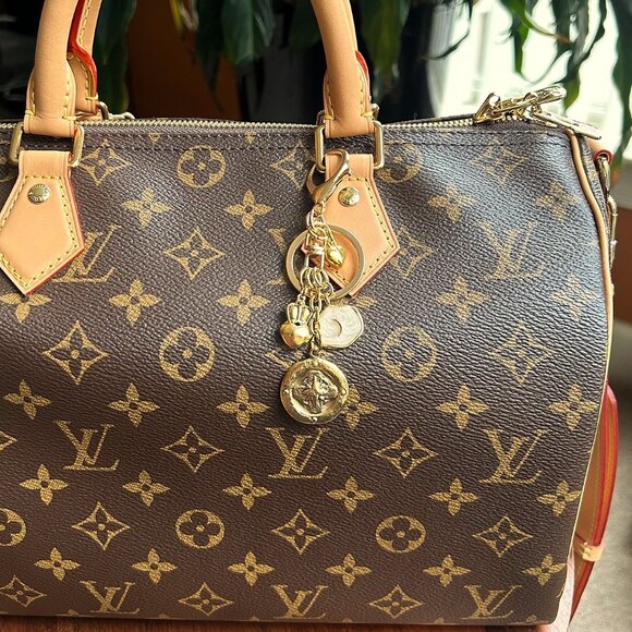 COMPASS Bag Charm Gold Tone 🧭 - Picture 2 of 8